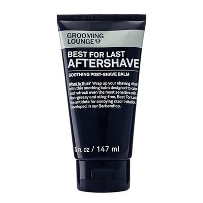 Grooming Lounge Best for Last Aftershave - Soothing After Shave Balm - Instantly Calms Irritated Skin - Refreshing Facial Moisturizer - Ideal for Sensitive Skin - Non-Greasy - Fragrance Free - 5 oz
