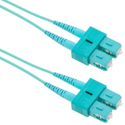 BeMatik - OM3 glasvezelkabel SC naar SC multimode duplex 50/125 van 2m