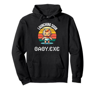 Programador de anuncios para bebés de codificación Sudadera con Capucha