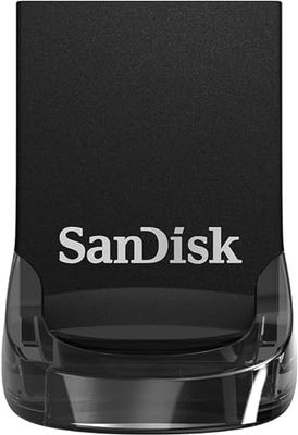 SanDisk 128GB Ultra Fit USB 3.2, Flashminne upp till 400 MB/s