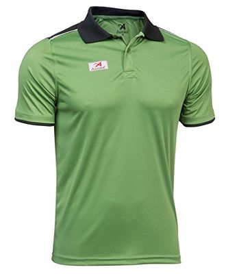 Asioka 108/17 Polo Technique combiné à Manches Courtes, Unisexe Adulte XL Vert