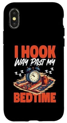 Gancho de alfombra: I Hook Way Past My Bedtime para mujeres Carcasa para iPhone X/XS
