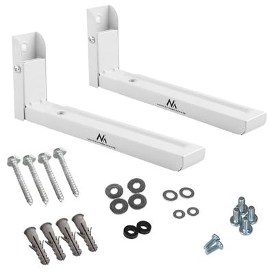 Maclean MC-915 W Universal Microwave Oven Brackets, Metal, White