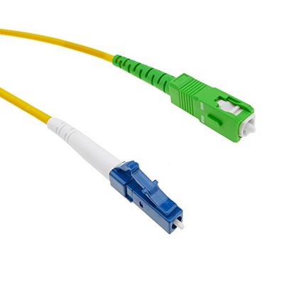 BeMatik FL007 ljusledningskabel (LC/PC till SC, Singlemode, Singlemode, Simplelex 9/125 15 m)