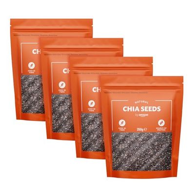 by Amazon Graines de Chia, 350 g lot de 4