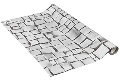 Venilia KF Basic Marmor weiß 45 cm x 1,5 m autocolante mármore decorativo