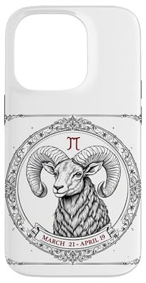 Ariete segno zodiacale arte Custodia per iPhone 14 Pro