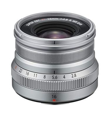 Fujifilm FUJINON XF 16 mm F2,8 R WR, prateado
