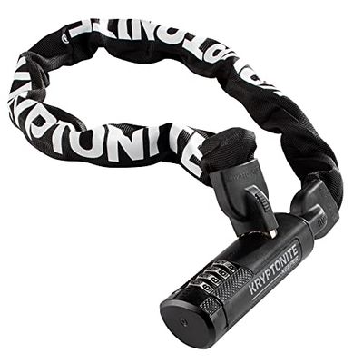 Kryptonite Catena a combinazione Keeper 790, Catena antifurto per bici, Livello di sicurezza 5/10, Offre una sicurezza supplementare per la tua bicicletta, Lunghezza 90 cm