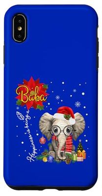 Happiness Is Being A Baba - Christmas Ele Case for iPhone XS Max