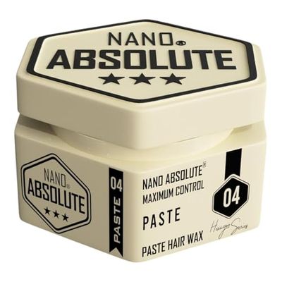 Nano Absolute Cera per capelli opaca, 140 ml, gel per capelli, cera per capelli da uomo, barbershop (140 ml, pasta 04)