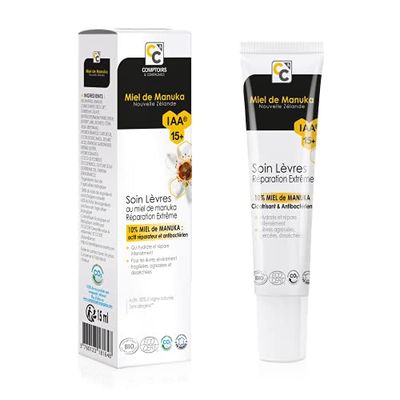 COMPTOIRS ET COMPAGNIES Comptoirs et Compagnies Organic 10% IAA15+ Manuka Honey Extreme Repair Lip Care