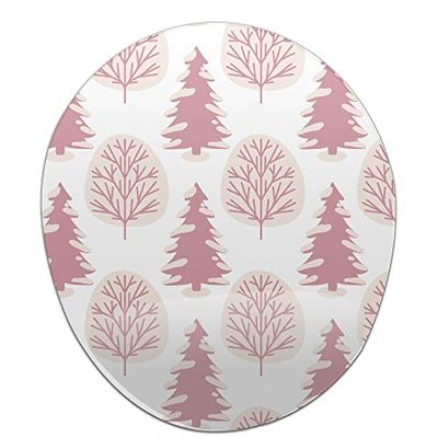 Bonamaison, Tappetino per mouse ergonomico con poggiapolsi, con stampa digitale, antiscivolo, per ufficio e casa, dimensioni: 20 x 23 cm