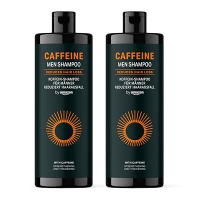 by Amazon Men’s Caffeine Shampoo, 2 x 400 ml
