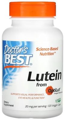 Doctor's Best - Lutein from OptiLut, 10mg | Supports Eye Health - 120 Capsules