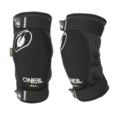O'NEAL Ginocchiere I BMX Mountain Bike Downhill I Ginocchiera MTB Traspirante e Leggera con Protezione IPX® Contro gli Urti I Materiale Resistente alle Abrasioni | Nero Bianco | Taglia XL