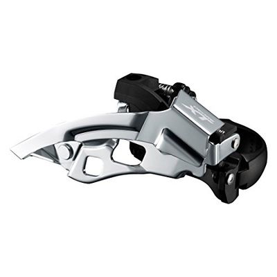 SHIMANO XT T8000 T/S Deragliatore Anteriore, unissexo para adulto, preto/argento, 66-69 dentes