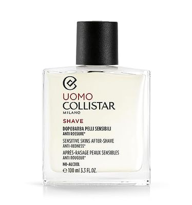 Collistar Uomo Dopobarba Per Pelli Sensibili, Anti-Rossore, Idratantante e Lenitivo, Formula Delicata, Senza Alcool, 100ml