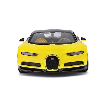 Bugatti Chiron gul och svart 1/24 Diecast Model Car by Maisto 31514