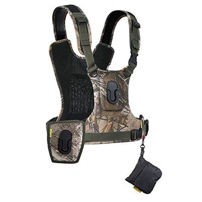 Cotton G3 147 Professional Harness for One or Two Cameras and Any Lens-Camouflage, Camo, Size