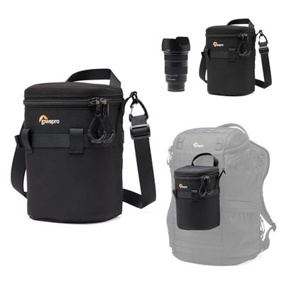Lowepro ProTactic LCS 11 x 18 III, Borsa per Obiettivo Fotografico, Adatta a 50-140 mm F/2.8, per fotocamere DSLR e Mirrorless, 2L 18x11x11cm, Borsa per Fotocamera, per Fotografi / Videografi