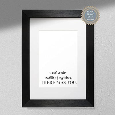 Hygge Creations Typografie print, 230gsm mat, glad Fine Art papier, wit, A3