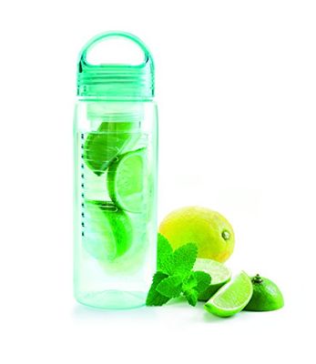 IBILI - Garrafa infuser de 690 ml, Tritan, reutilizável, infusão de frutas