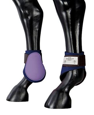 Pfiff - Tapones para cerillas, bicolor, con forro suave y doble cierre de velcro, tamaños completo y pony, en 6 colores diferentes