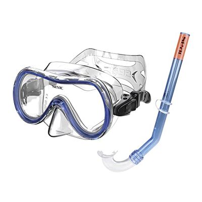 SEAC Set Salina, Maschera e Tubo da Snorkeling per Adulti, Ragazzi e Bambini