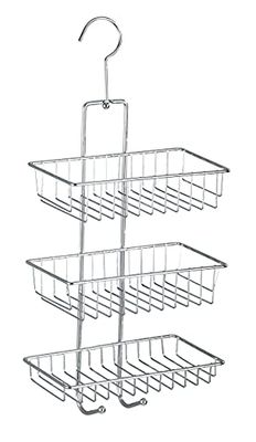 Wenko Prateleira exclusiva Nivala - 3 prateleiras, aço, 22 x 50 x 13,5 cm, cromado