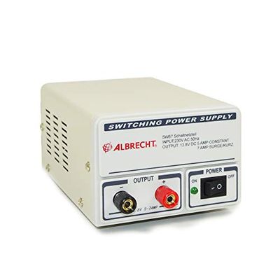 Albrecht 47510 Alimentazione elettrica, 13.8 V, Bianco/Grigio, Unica