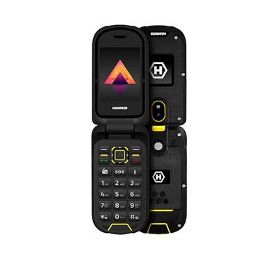 Robusto teléfono Flip Hammer Bow LTE 4G sin Contrato a Prueba de Agua a Prueba de Polvo IP68 Robusto con Gran batería 1200mah