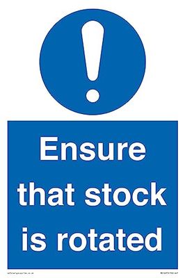 Ensure That Stock Is Rotated Sign Sign - 200x300mm - A4P