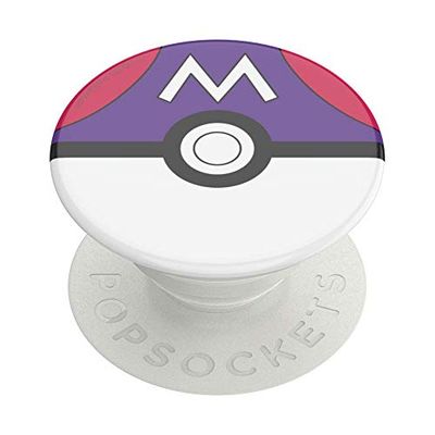 PopSockets: PopGrip - Soporte y Agarre para Teléfonos Móviles y Tablets con un PopTop Intercambiable - Pokémon - Master Ball