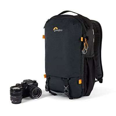 Lowepro Trekker Lite BP 150, Zaino per Fotocamera con Inserto Rimovibile, con Sistema di Cinghie per Accessori, Borsa per Fotocamera Mirrorless, Compatibile con Sony Alpha 6000, Nero
