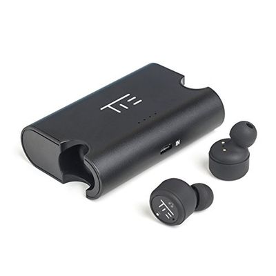 TIE Truly Pro x2t Bluetooth 4.2 Earphones con Power Banco Negro