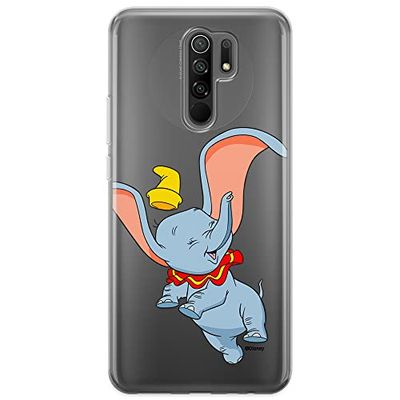 Ert Group Funda para teléfono móvil Xiaomi REDMI 9 Original y con Licencia Oficial de Disney con diseño Dumbo 015 Adaptada a la Forma del teléfono móvil, parcialmente Transparente