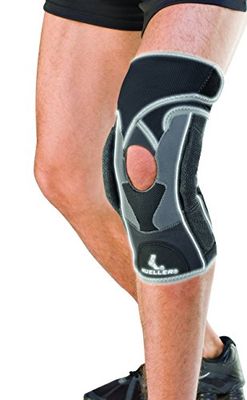 Mueller Premium Hg80 Soporte de Rodilla con Bisagras, Unisex adulto, Negro, S