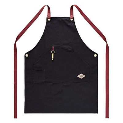 Gentlemen's Hardware Tablier de barbecue et décapsuleur Noir Taille unique