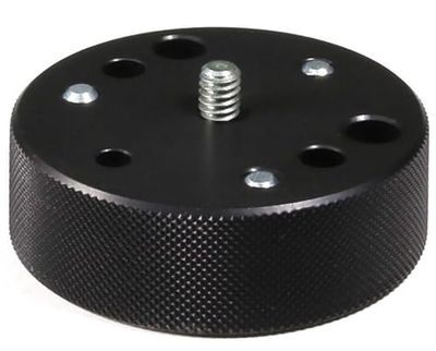 Manfrotto Conversor de parafuso de cabeça de tripé 120 de uma rosca feminina de 3/8 polegadas para uma rosca macho de 1/4 polegadas
