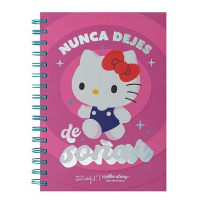 Mr Wonderful - Libreta A5 Hello Kitty x Nunca dejes de soñar