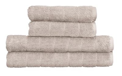 Kleine Wolke Via Bath Towel Oyster Material: 100% Cotton Size: 70 x 140 cm