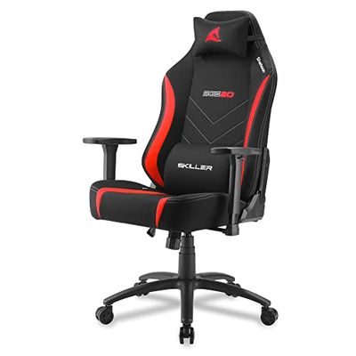Sharkoon Skiller SGS20 Gaming Chair, stoffen bekleding zwart/rood