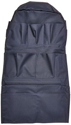 RoadPro RPSB-14BL - Organizador de respaldo de asiento de 14 bolsillos, esencial para viajes, color azul