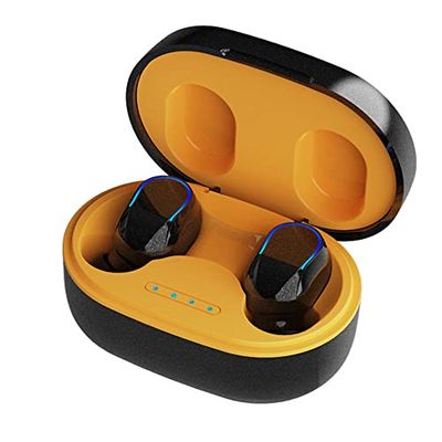 Bluetooth In-Ear Hoofdtelefoon, Draadloos Met Microfoon, 25 Uur Hifi-Stereo, Knopbediening Voor Werk en Reizen