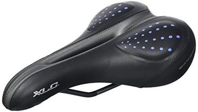 XLC herr cykelsadel trekking globetrotter SA-G01 sadel, svart, 27 x 16 x 10 cm