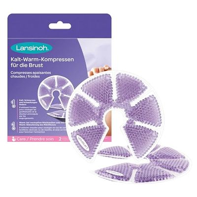 Lansinoh 10500 Kompresy na Sutki, Fioletowy, 2 Sztuki