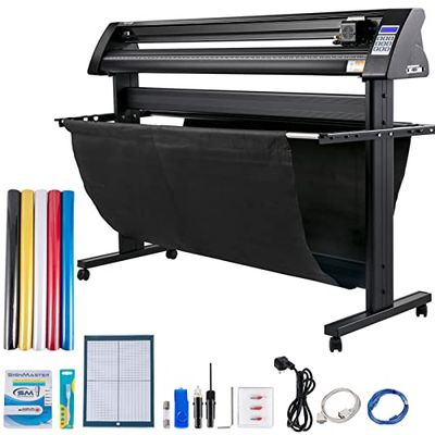 VEVOR Plotter da Taglio in Vinile 1350 mm Luce di Guida LED Signmaster Label Maker Plotter di Taglio in Vinile per Campo pubblicitario Decorazione Varie Artigianato Fabbricazione di Etichette
