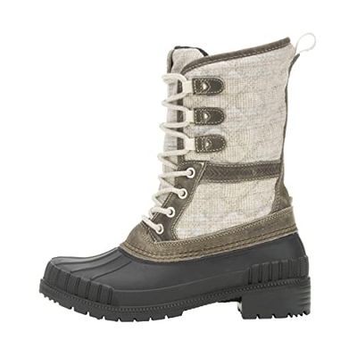 Kamik Femme Sienna3 Botte mi-Mollet, Gris, 36 EU