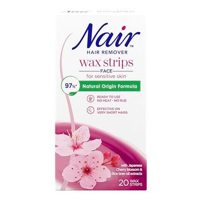 Nair Face Wax strips Cherry (20 pack) x 6